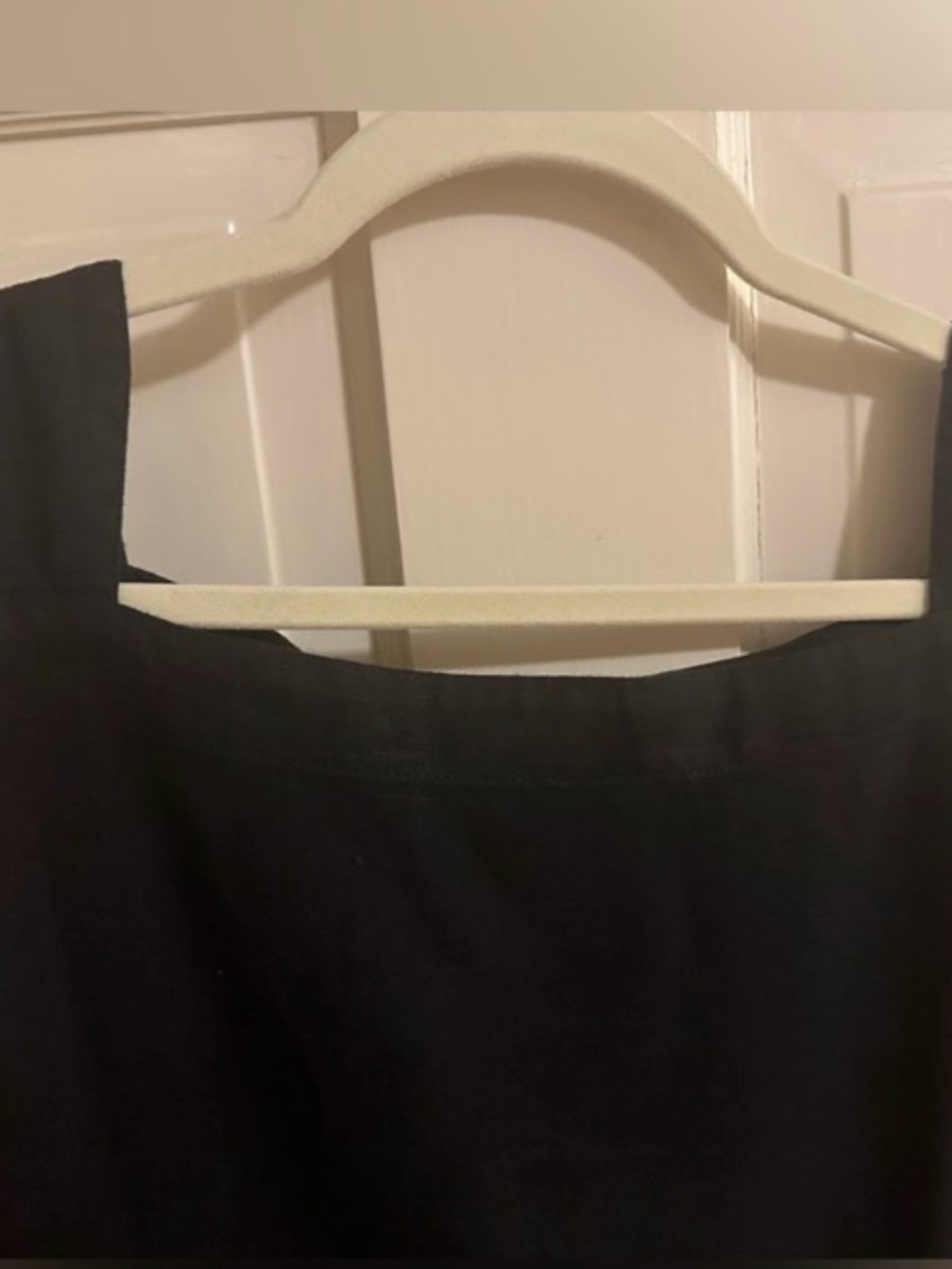 Flax black linen square neck maxi dress small - Picture 2 of 8